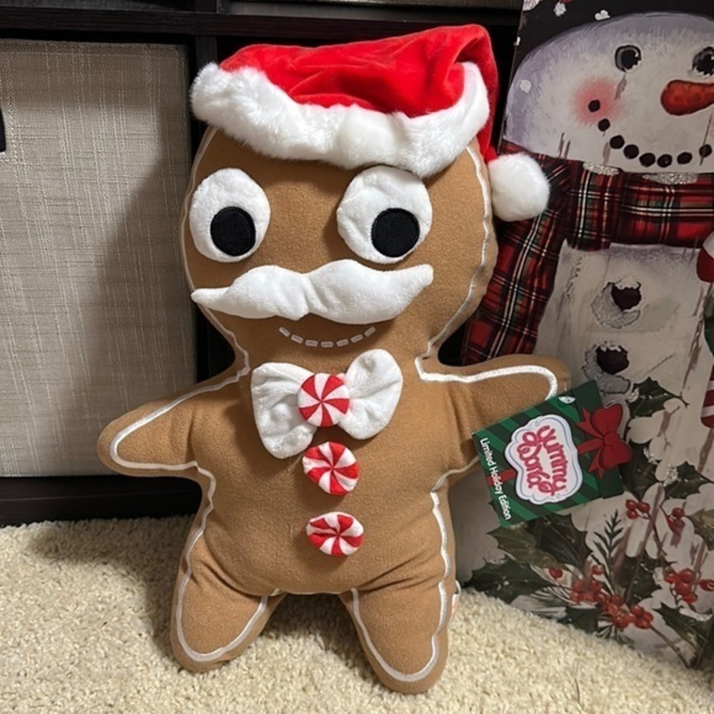 Yummy World 16" Gingerbread Man Jimmy Interactive Plush  NEW
